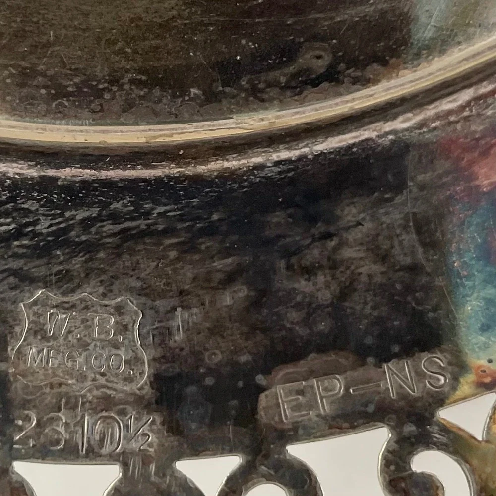 Antique Sheffield Silver Plated 10